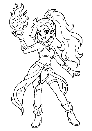 coloriage Amber Brawl Stars dessin à imprimer