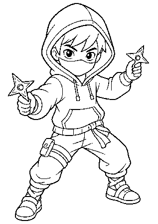 coloriage Leon Brawl Stars à imprimer gratuit