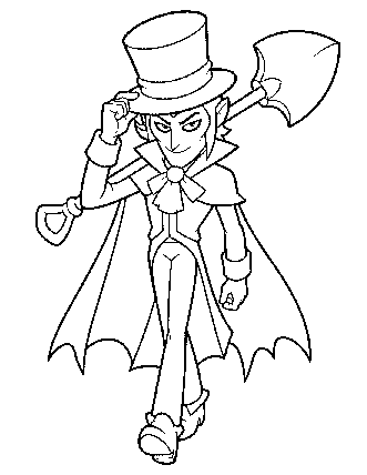 coloriage Mortis Brawl Stars dessin à imprimer