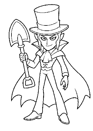 coloriage Mortis Brawl Stars à imprimer gratuit