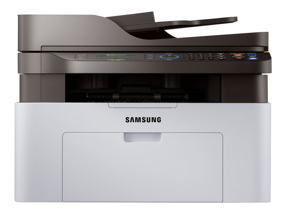 Frontansicht eines Samsung Xpress Laserdruckers aus der M2070 Serie