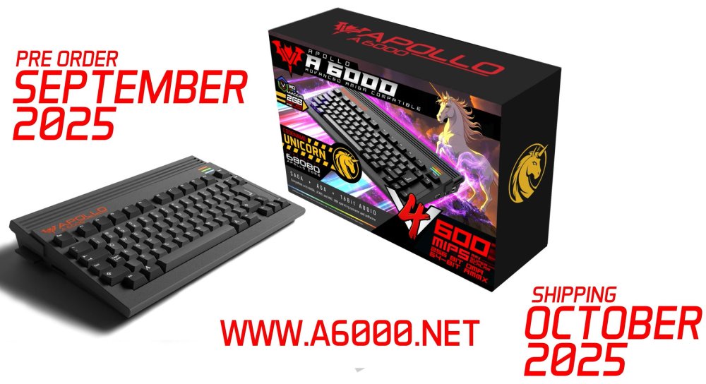 Apollo A6000 preorder: Unicorn First Edition schedule and packaging