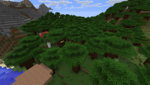 covered forest in minecraft