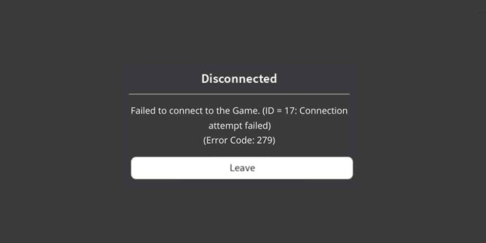 roblox error 279